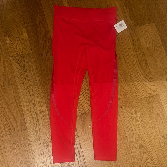 Bandier Pants - Stylish Red Women's Leggings